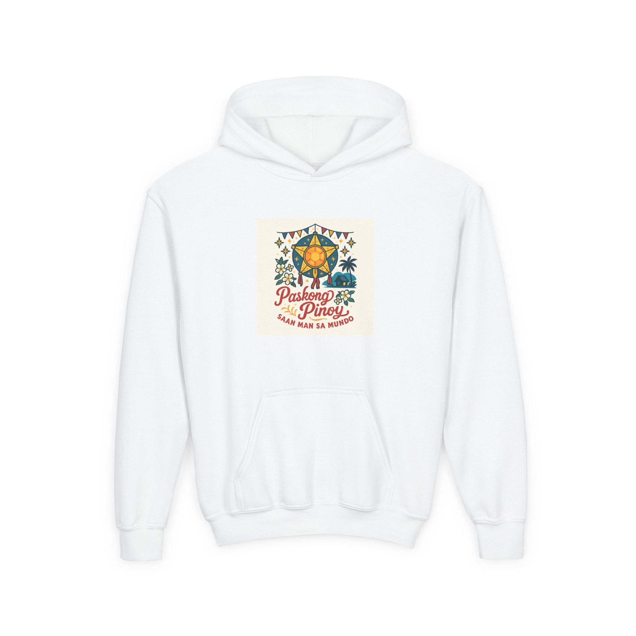 Cozy Holiday Sweatshirt, Youth Hoodie, Christmas Gift, Winter Apparel, Family Celebration Clothing, Fun Christmas Hoodie