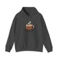 Hoodie — Cute "But First, Coffee" Coffee Cup Graphic Hoodie