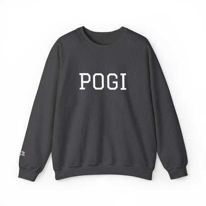 Embroidered POGI Sabi ng nanay ko Crewneck Sweatshirt — Bold Filipino Pride Pullover