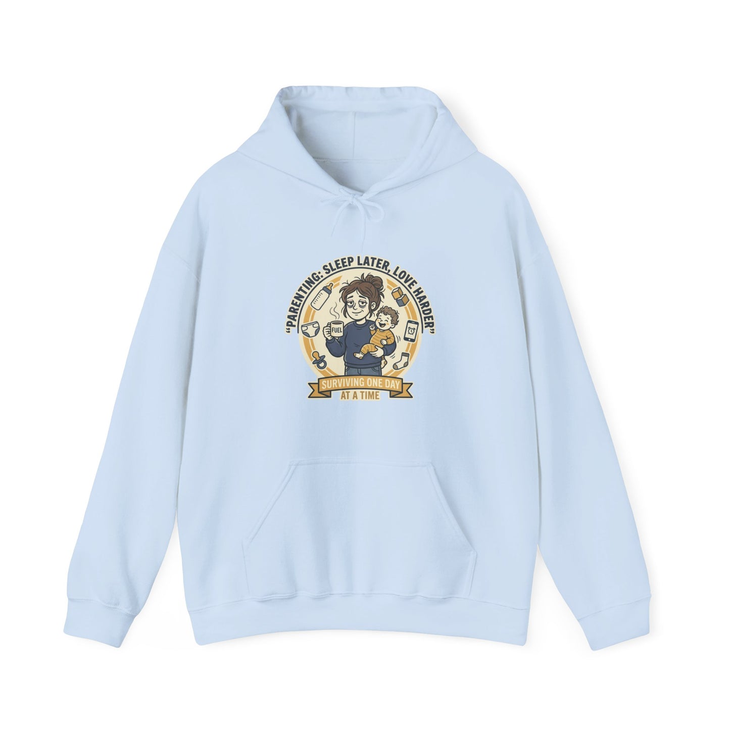 Parenting: Sleep Later, Love Harder Hoodie