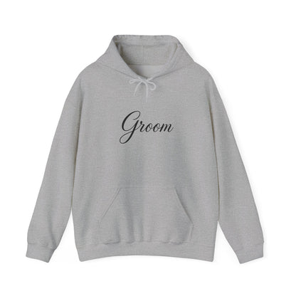 "Groom" Script Hoodie — Bridal Wedding Party Pullover