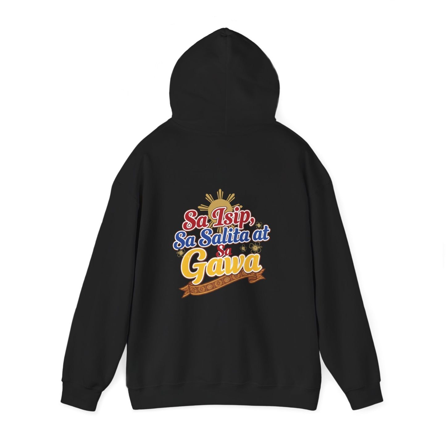 Pinay sa Isip sa Salita at sa Gawa — Filipino Pride Pullover Hoodie