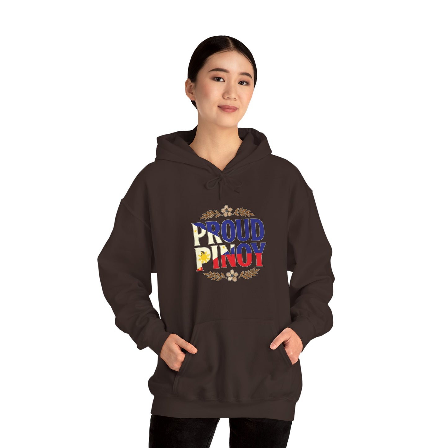 Proud Pinoy  Sa Isip Sa Salita at Sa Gawa Hoodie — Filipino Heritage Pullover