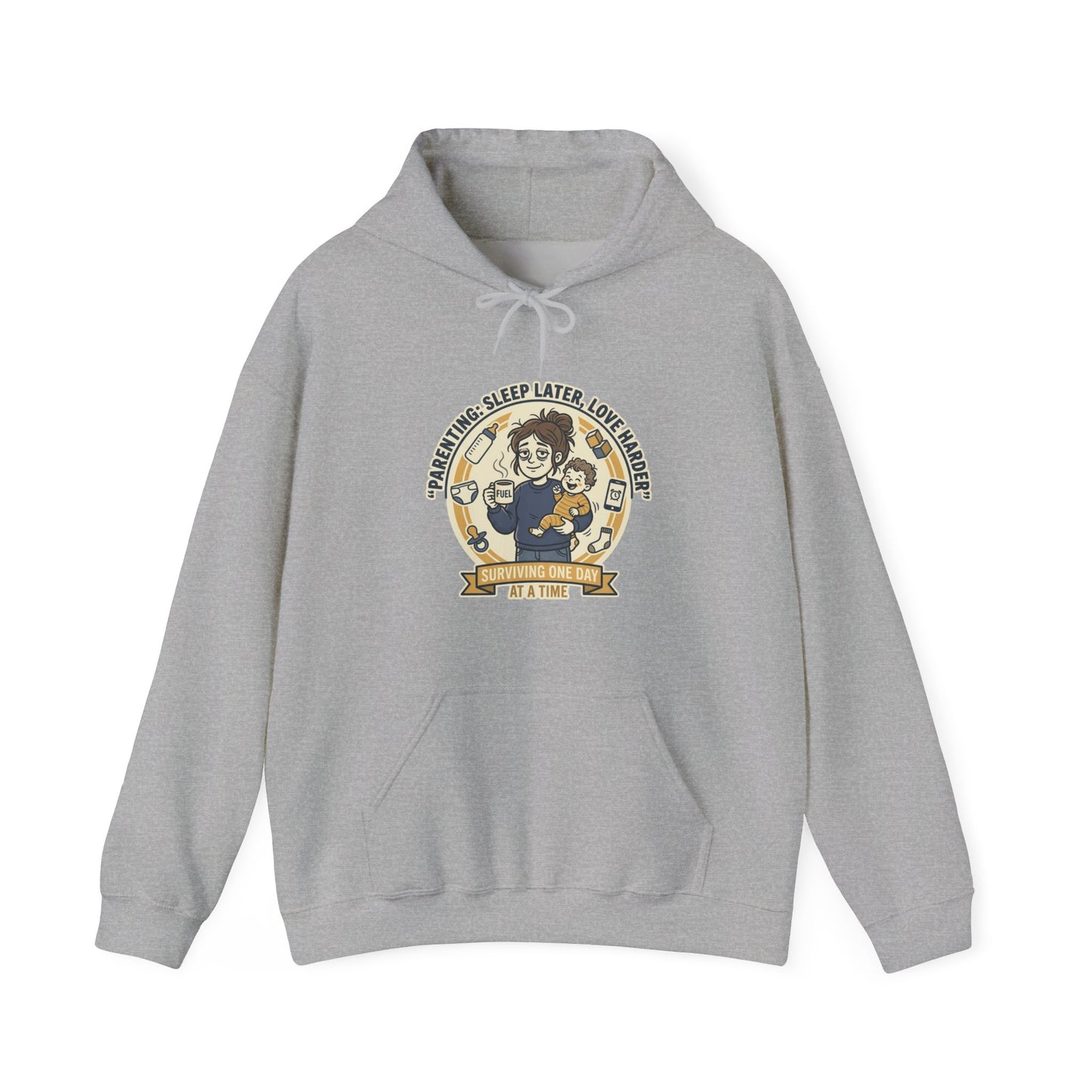 Parenting: Sleep Later, Love Harder Hoodie