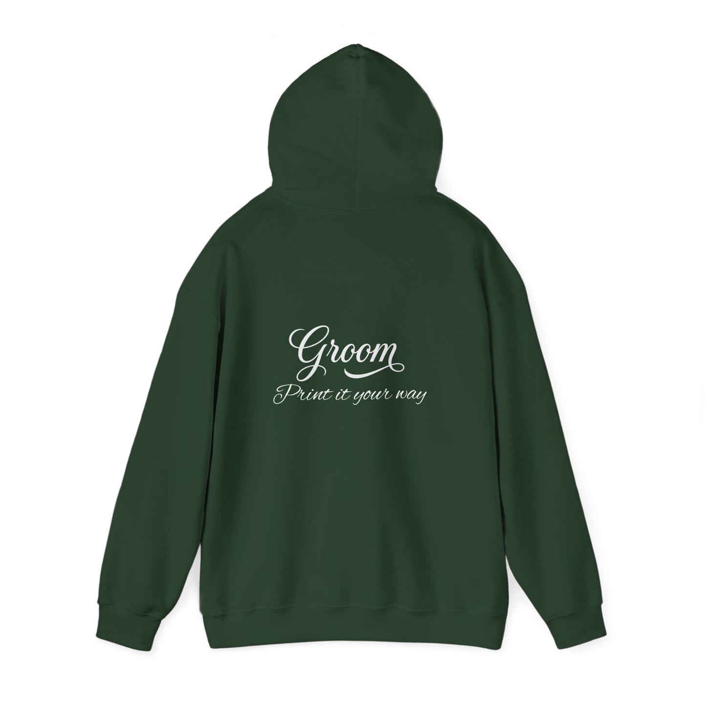 Copy of  "Bride" White Script Hoodie — Bridal Wedding Party Pullover