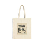 Cotton Canvas Tote Bag