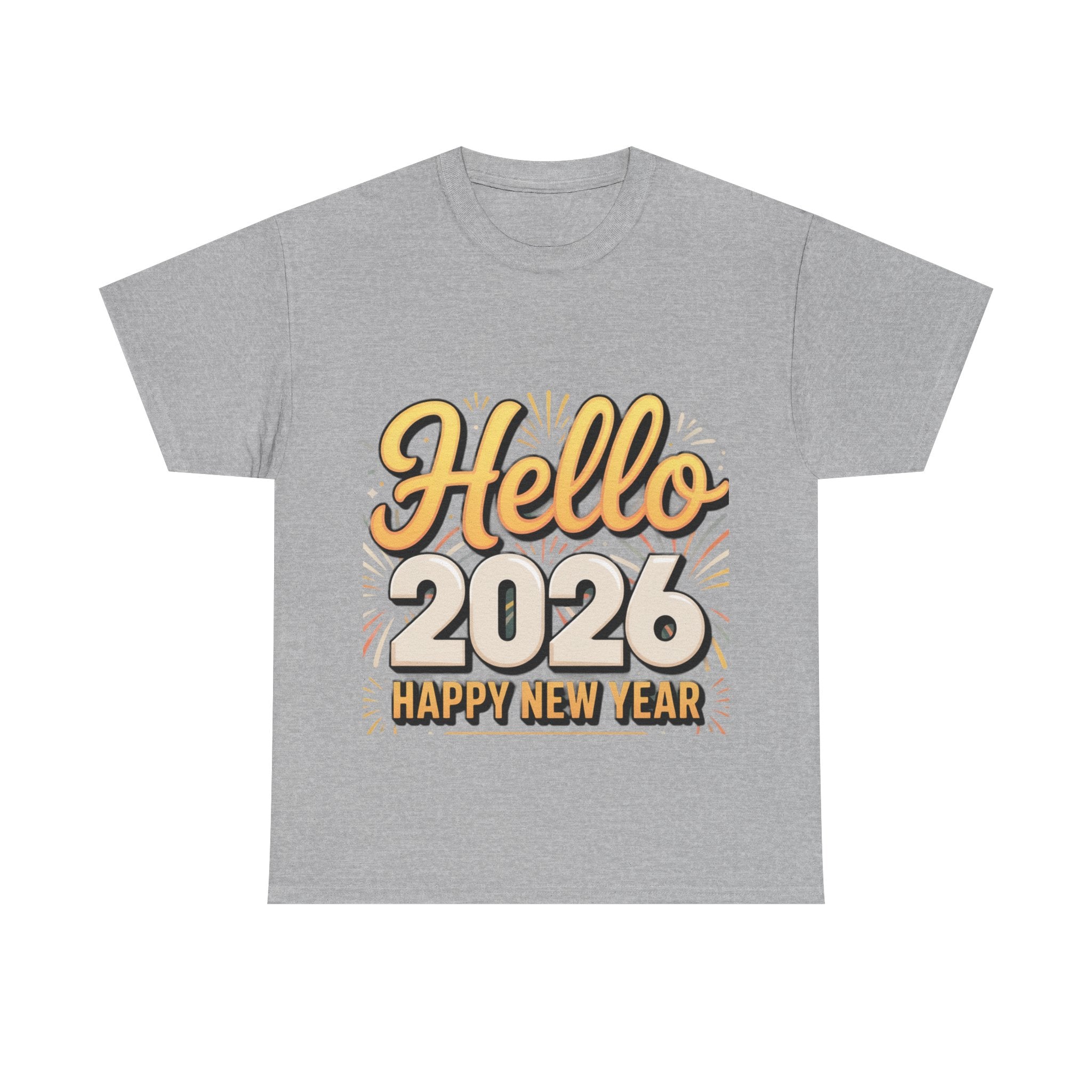 Copy of New Year Celebration Tee - Hello 2026 Happy New Year Design