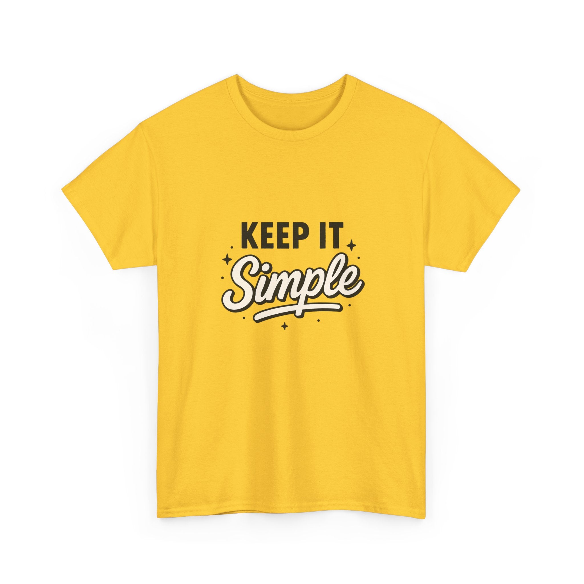 Keep It Simple T-Shirt — Minimalist Inspirational Casual Tee