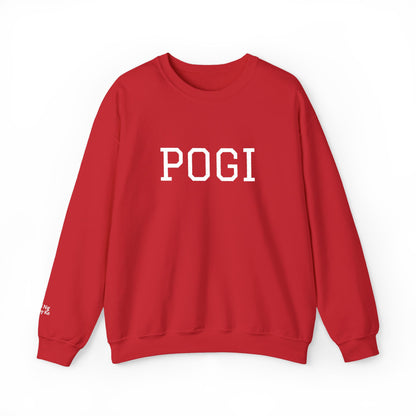 Embroidered POGI Sabi ng nanay ko Crewneck Sweatshirt — Bold Filipino Pride Pullover