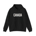 Canada Flag Hoodie – Vintage Canada Text & Maple Leaf Pullover