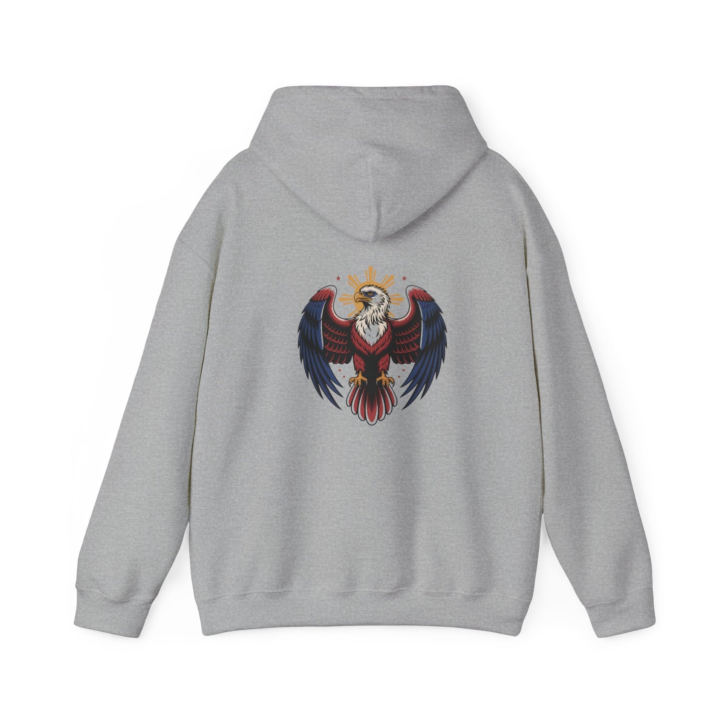 Philippines Map & Heraldic Eagle Hoodie — Filipino Pride Pullover