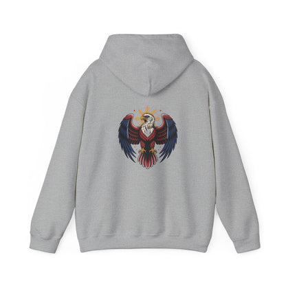 Philippines Map & Heraldic Eagle Hoodie — Filipino Pride Pullover