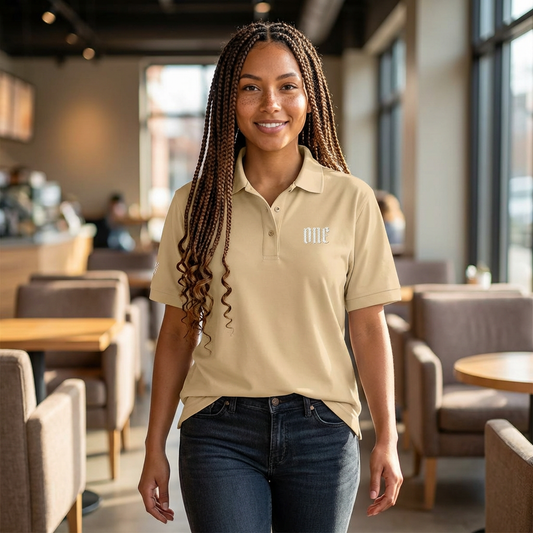 ONE Embroidered Polo Shirt