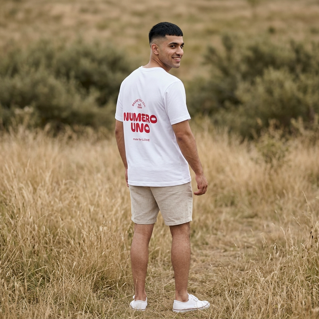 Basketball Jersey Tee - Basketbolero Numero Uno Made for Love