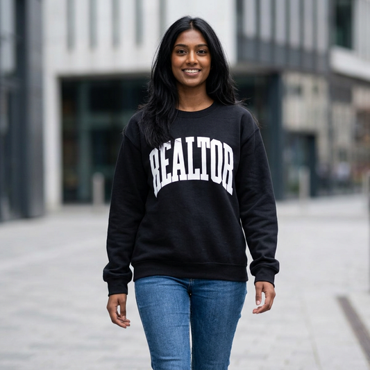 Realtor Crewneck Sweatshirt — Classic Realtor Logo Pullover