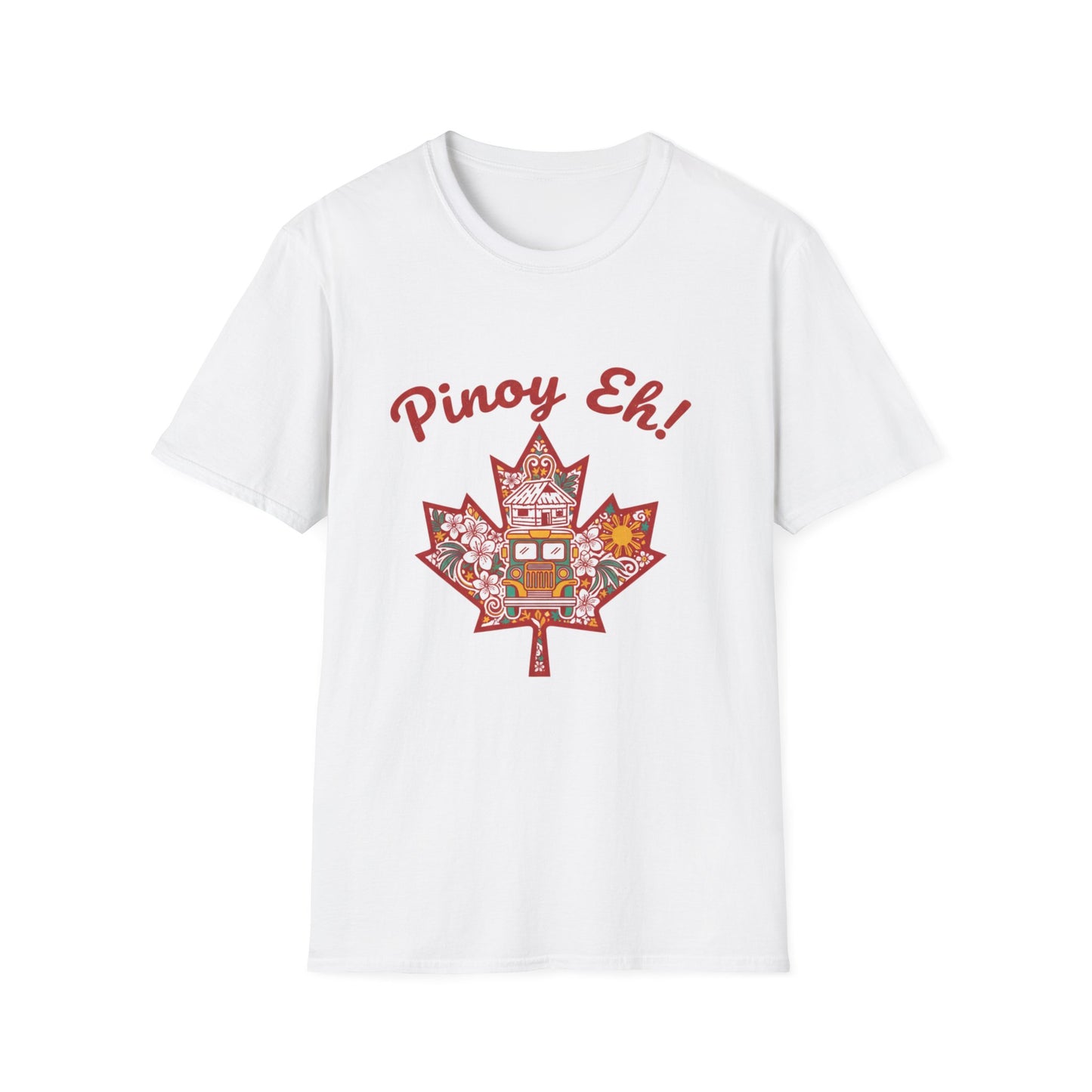 Pinoy Eh! Filipino Maple Leaf T-Shirt — Philippine Pride Canada Design