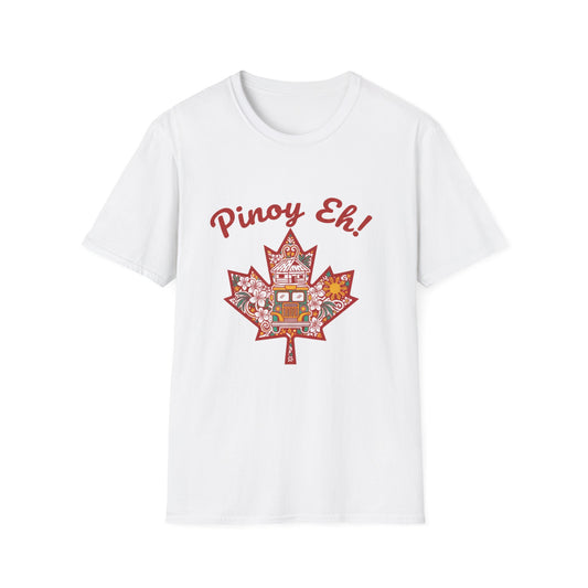 Pinoy Eh! Filipino Maple Leaf T-Shirt — Philippine Pride Canada Design