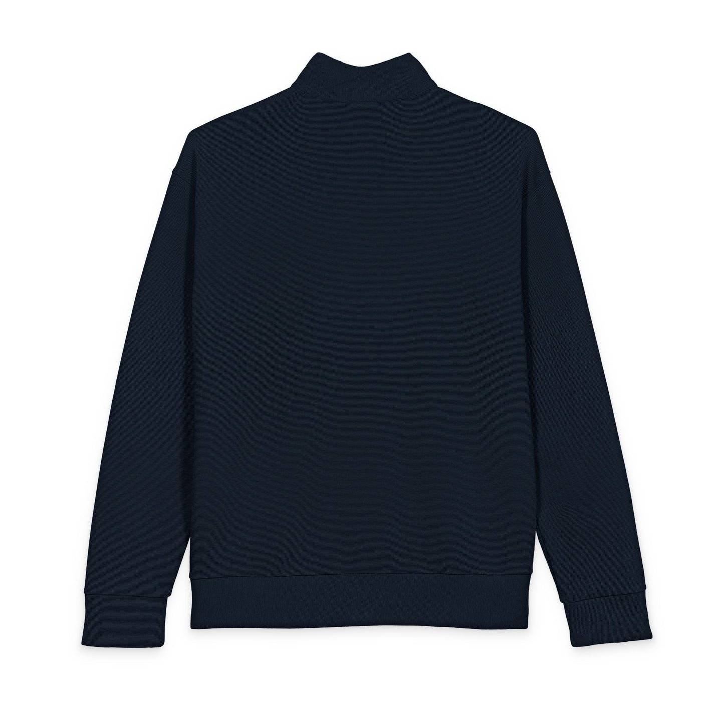 ONE Black Quarter-Zip Pullover - Textured Knit Casual Top