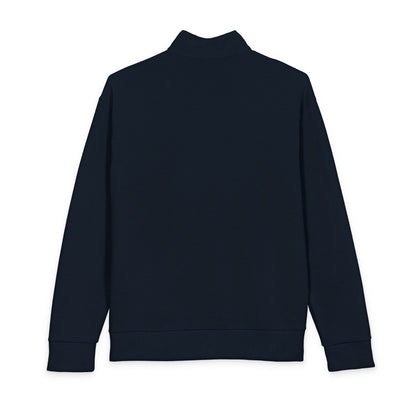 ONE Black Quarter-Zip Pullover - Textured Knit Casual Top