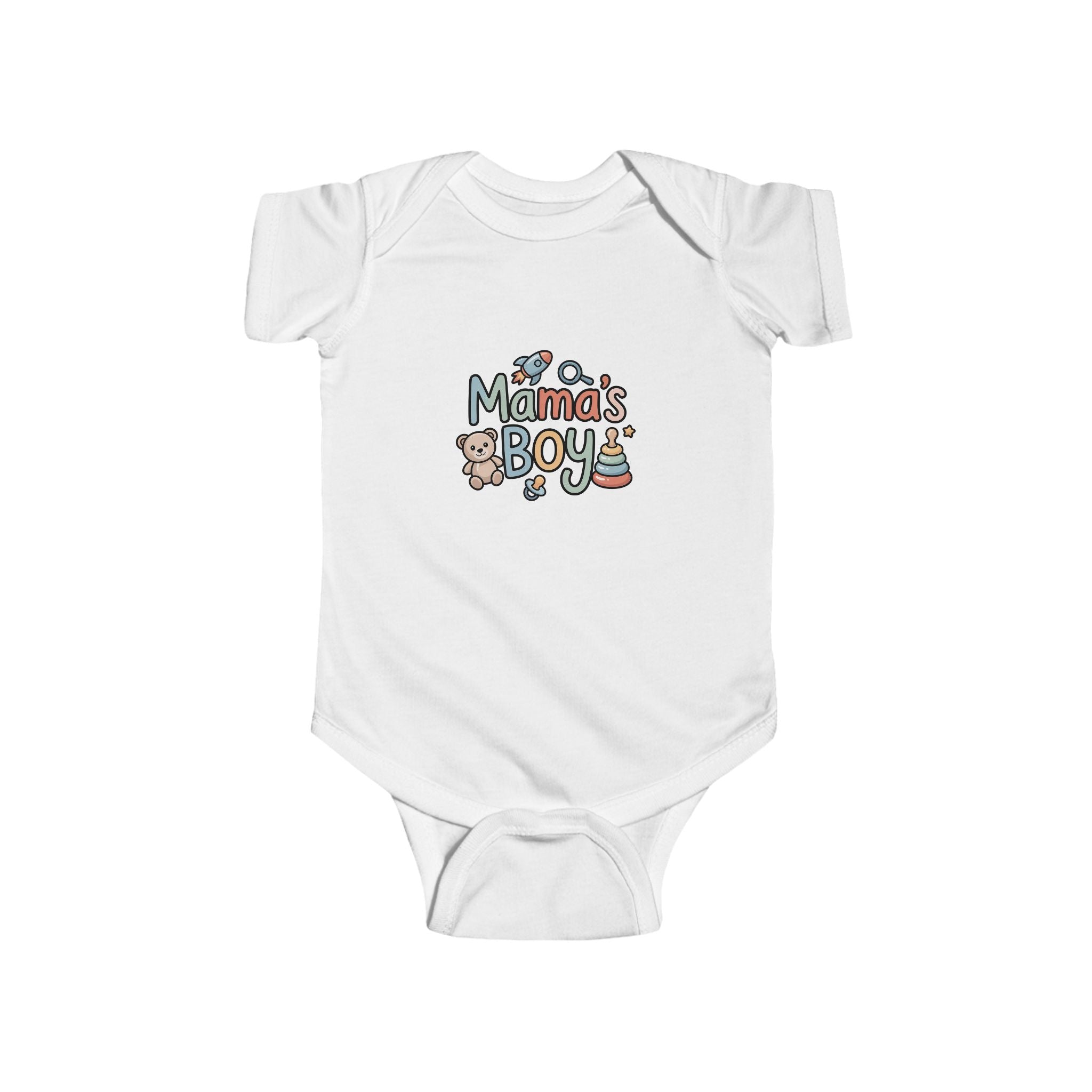 Mama's Boy Infant Bodysuit - Cute and Comfy Baby Onesie for Newborns
