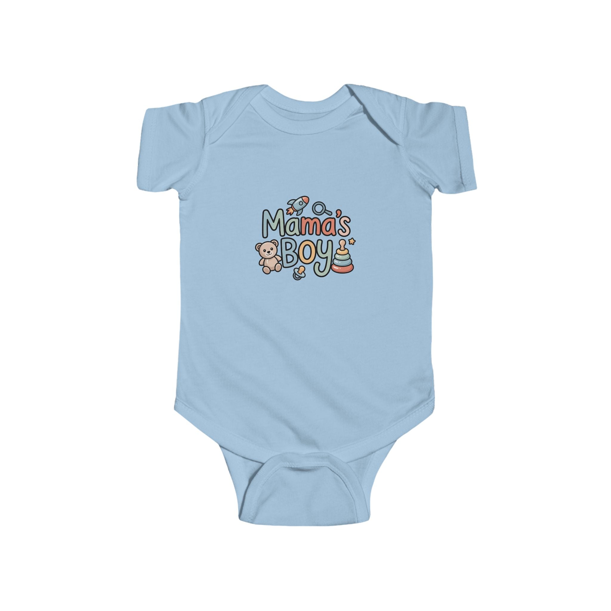 Mama's Boy Infant Bodysuit - Cute and Comfy Baby Onesie for Newborns