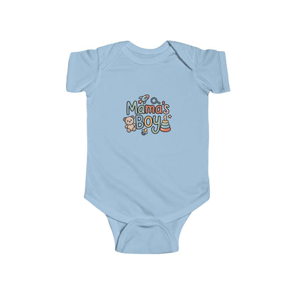 Mama's Boy Infant Bodysuit - Cute and Comfy Baby Onesie for Newborns