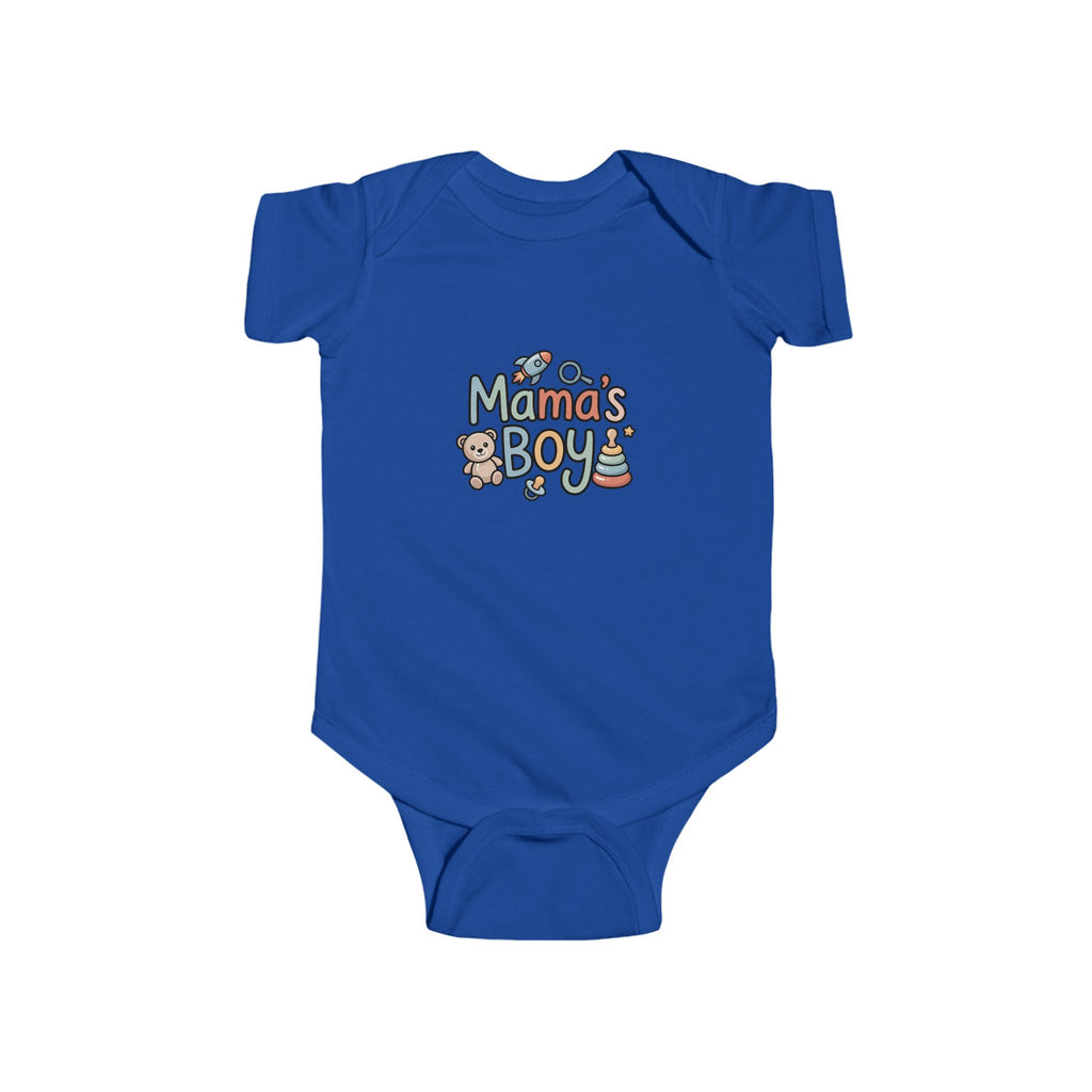 Mama's Boy Infant Bodysuit - Cute and Comfy Baby Onesie for Newborns