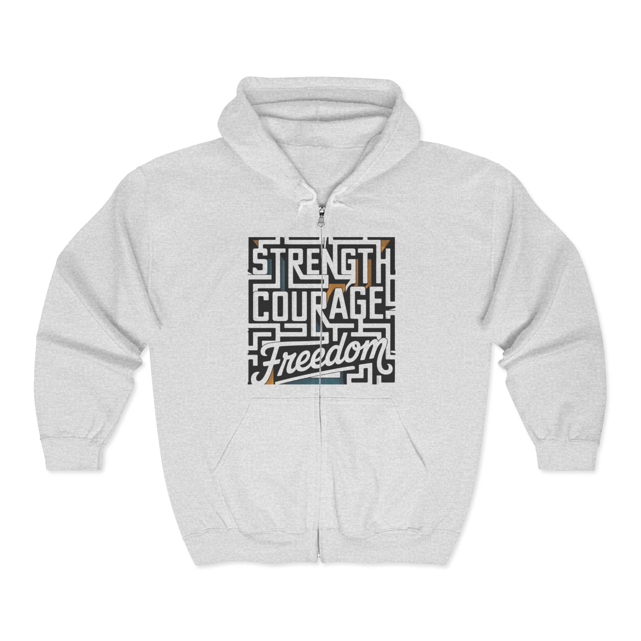 Empowering Freedom Zip-Up Hoodie