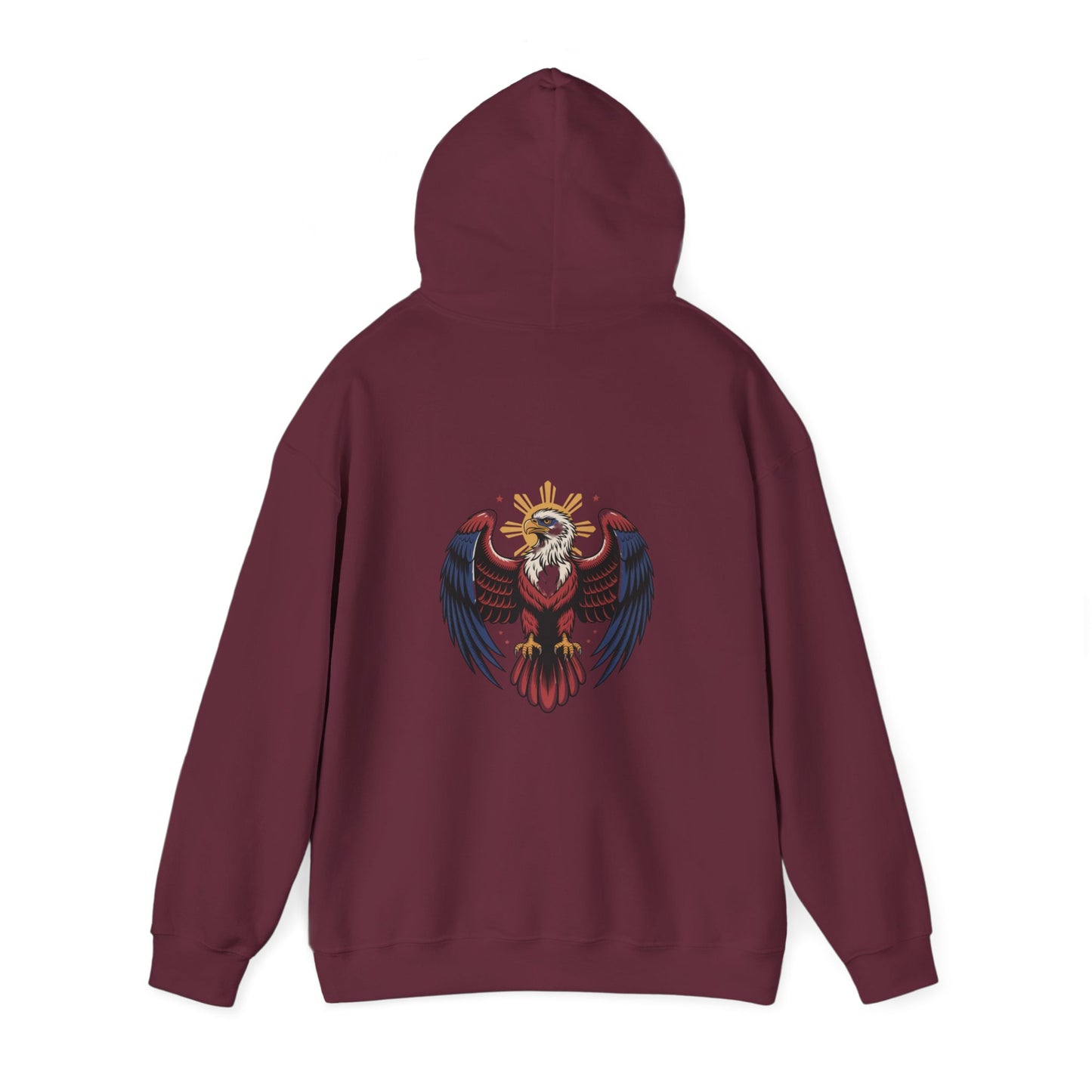 Philippines Map & Heraldic Eagle Hoodie — Filipino Pride Pullover