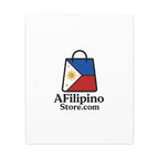 Filipino Flag Tote Logo Canvas Print — AFilipinoStore.com Matte Stretched Wall Art