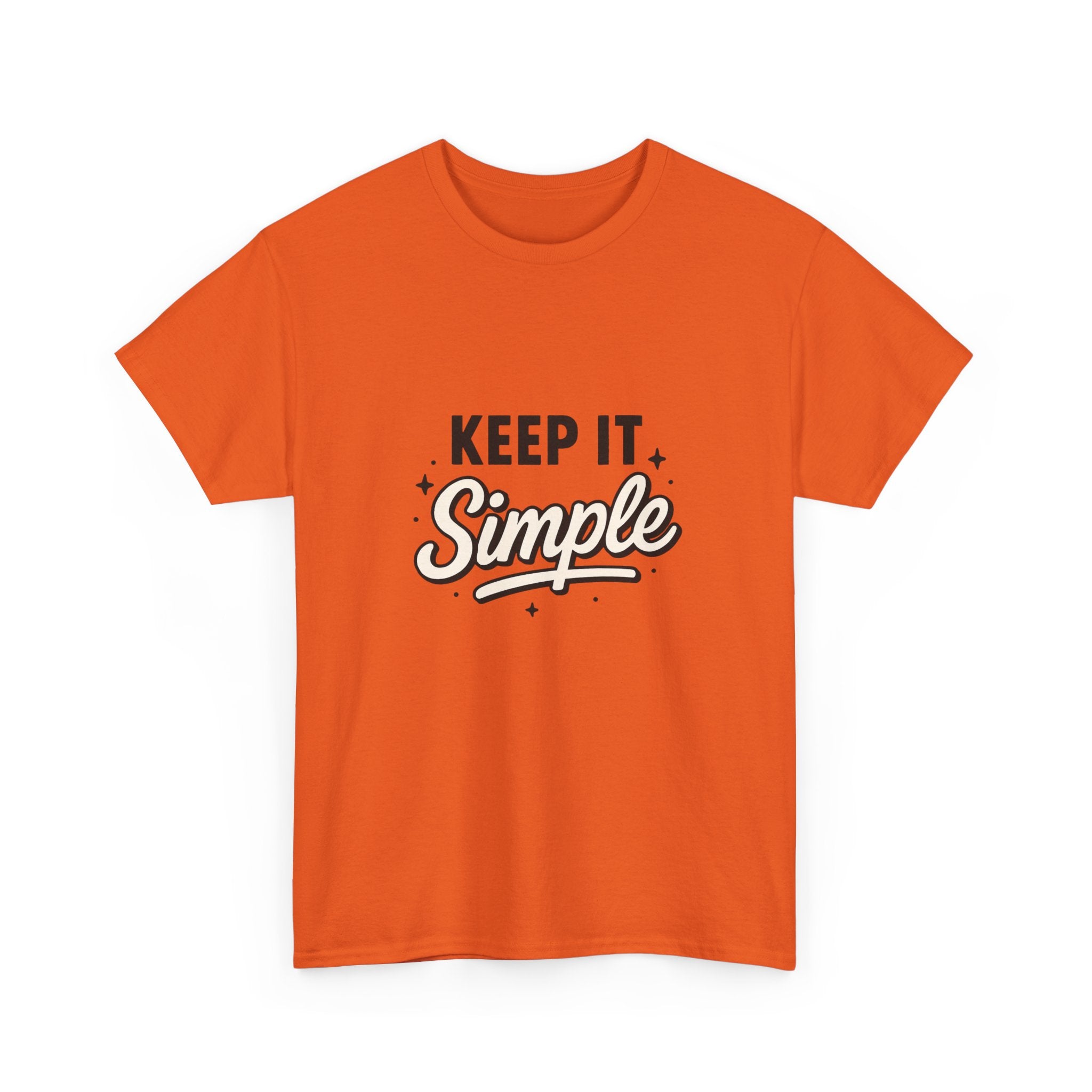 Keep It Simple T-Shirt — Minimalist Inspirational Casual Tee