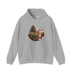 Christmas Hoodie - 'Merry Christmas to Everyone' Front & 'HO, HO, HO!!' Back Holiday Sweatshirt
