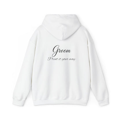 "Groom" Script Hoodie — Bridal Wedding Party Pullover