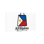Filipino Flag Tote Logo Canvas Print — AFilipinoStore.com Matte Stretched Wall Art