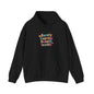 Barely Coping Deceptively Iconic Hoodie | mental health humor, retro wavy text
