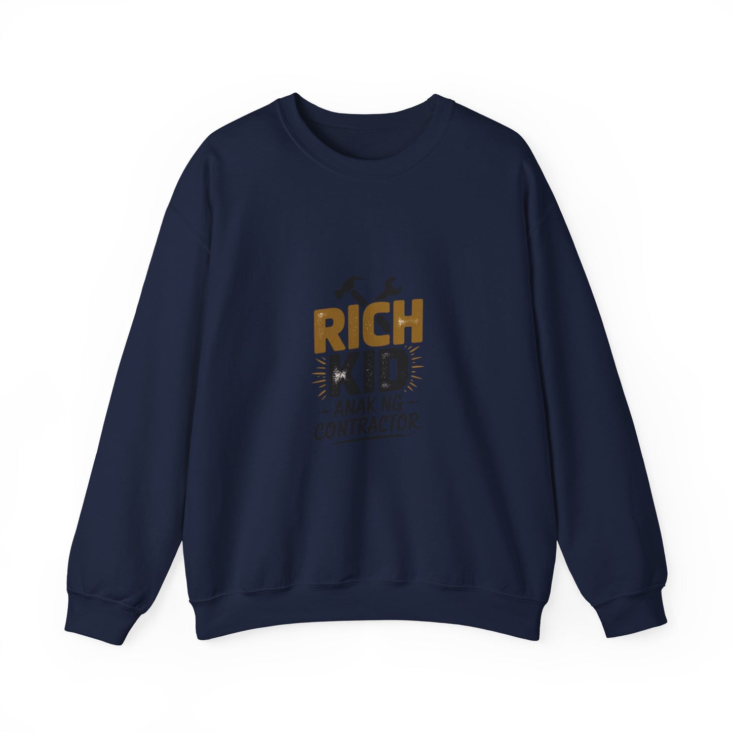Rich Kid Anak ng Contractor Unisex Heavy Blend™ Crewneck Sweatshirt