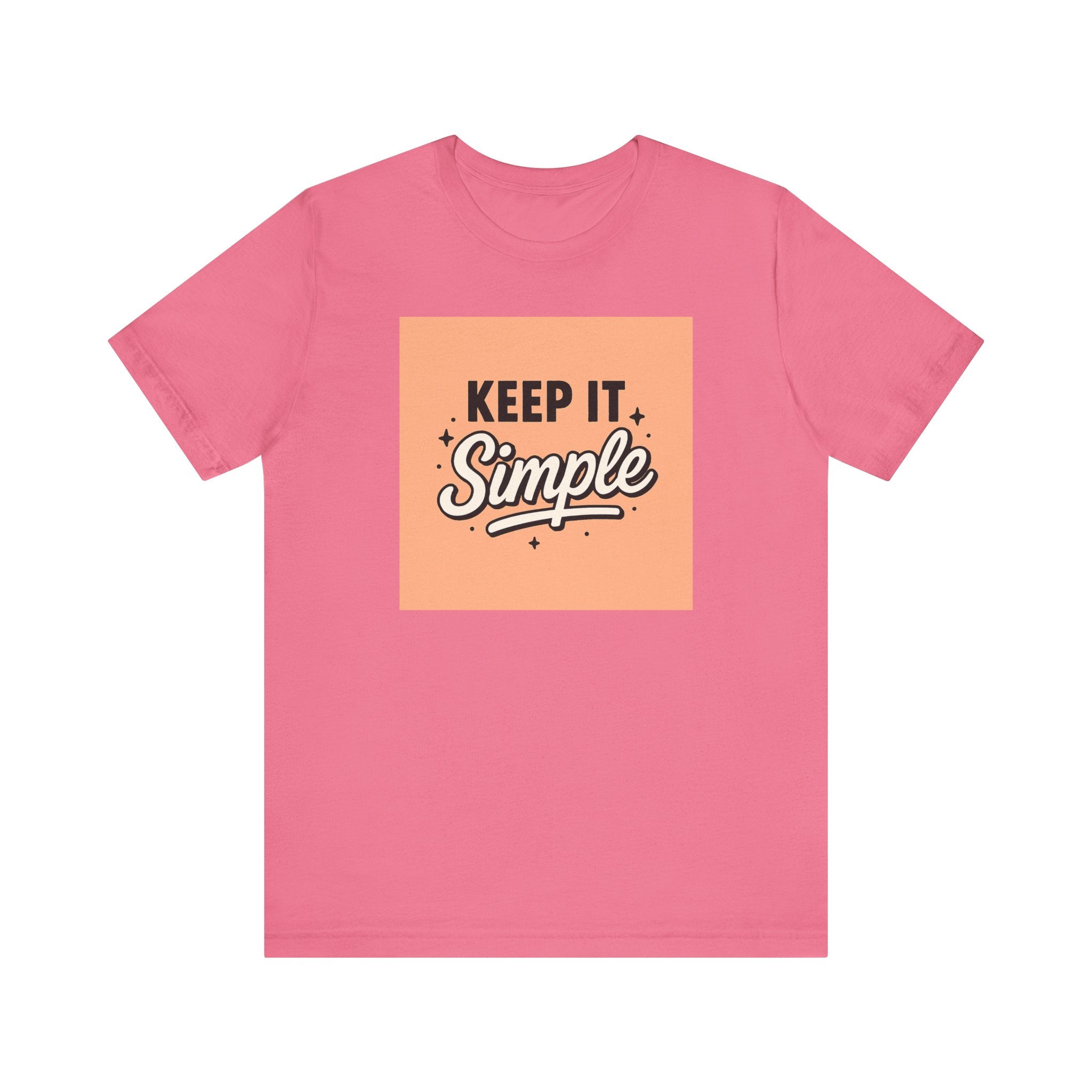 Keep It Simple T-Shirt — Minimalist Retro Graphic Tee
