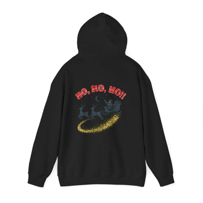 Christmas Hoodie - 'Merry Christmas to Everyone' Front & 'HO, HO, HO!!' Back Holiday Sweatshirt