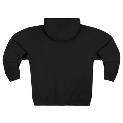 Aurora Wave Zip Hoodie — Northern Lights Abstract Graphic Hoodie
