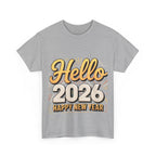 Copy of New Year Celebration Tee - Hello 2026 Happy New Year Design