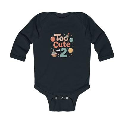 Toddler Birthday Celebration Bodysuit - 'Too Cute @ 2'