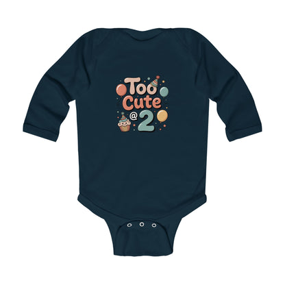 Toddler Birthday Celebration Bodysuit - 'Too Cute @ 2'