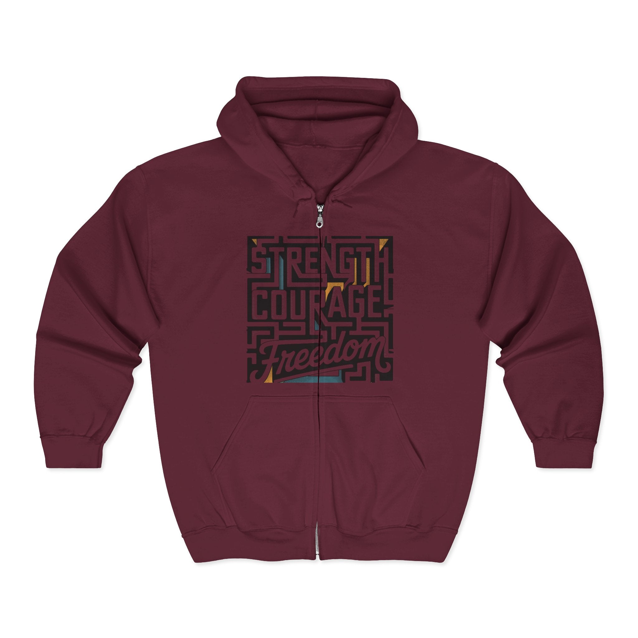 Empowering Freedom Zip-Up Hoodie