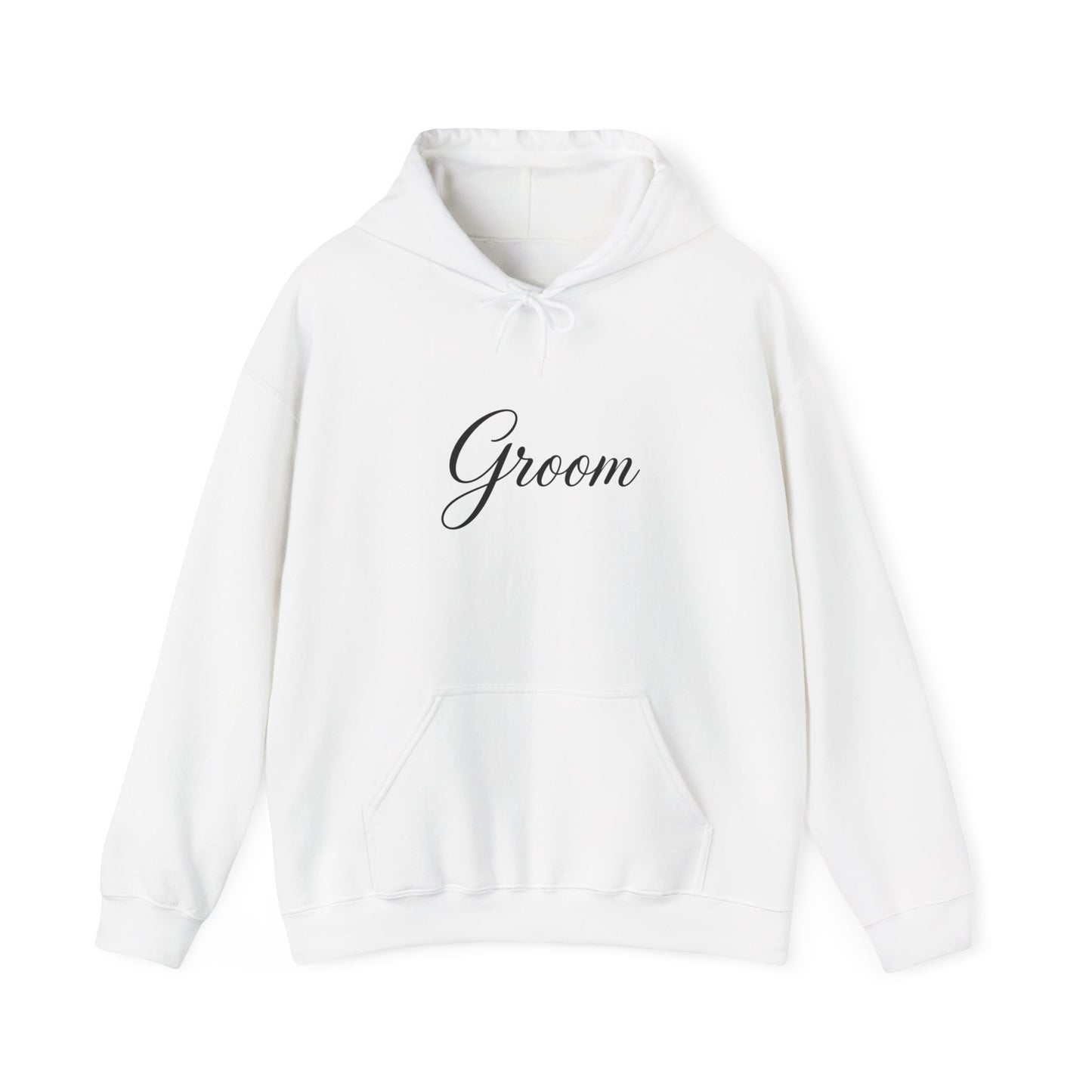"Groom" Script Hoodie — Bridal Wedding Party Pullover