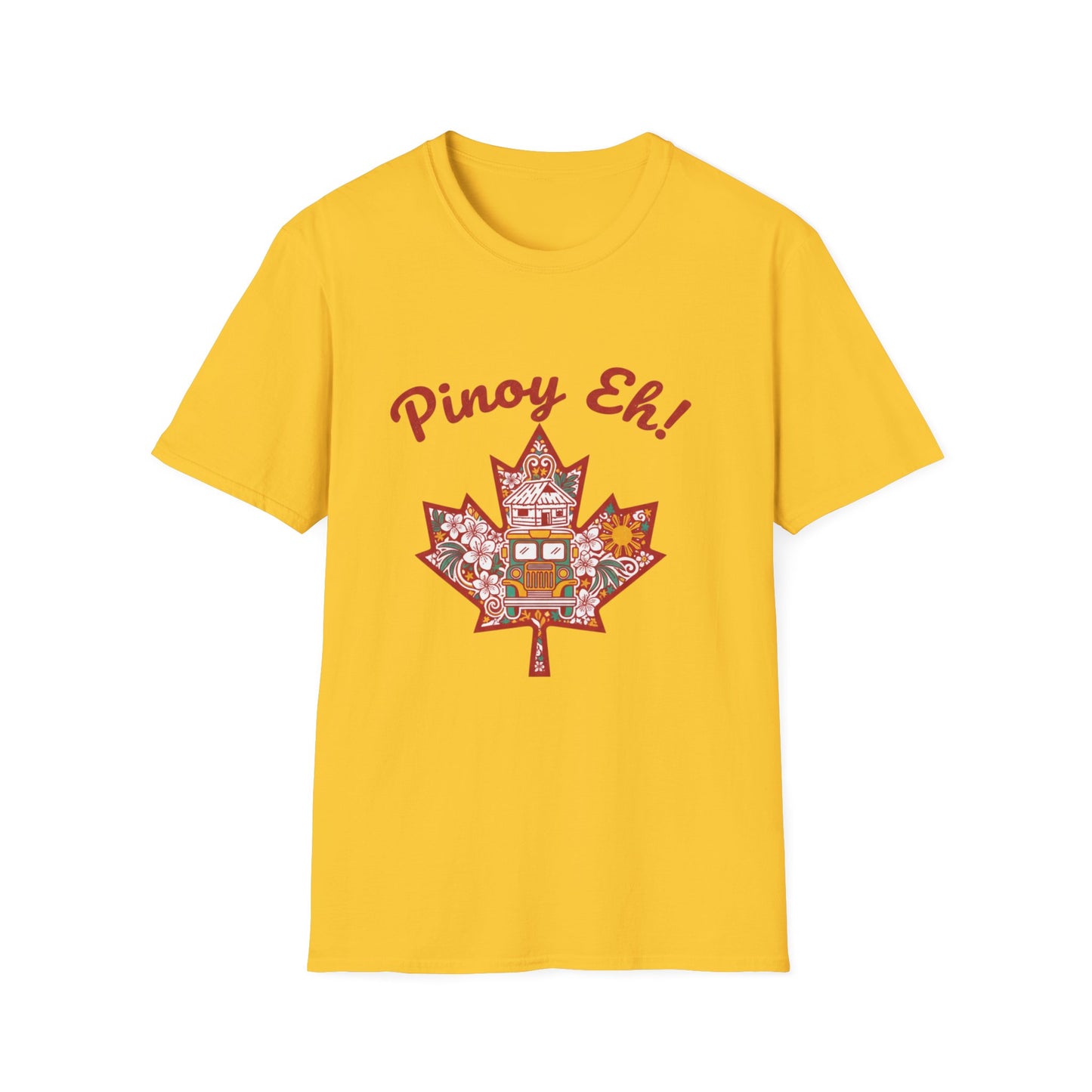 Pinoy Eh! Filipino Maple Leaf T-Shirt — Philippine Pride Canada Design