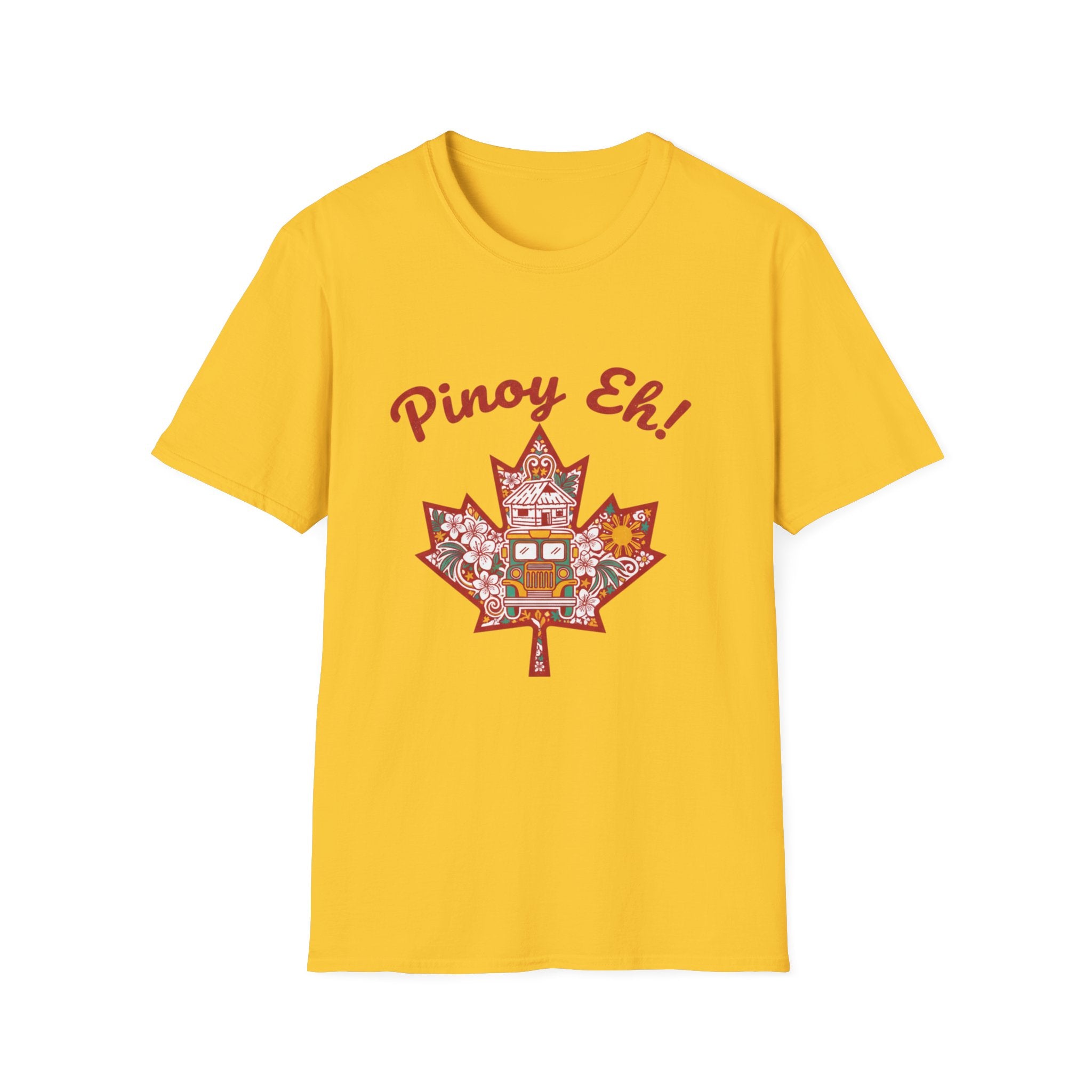 Pinoy Eh! Filipino Maple Leaf T-Shirt — Philippine Pride Canada Design