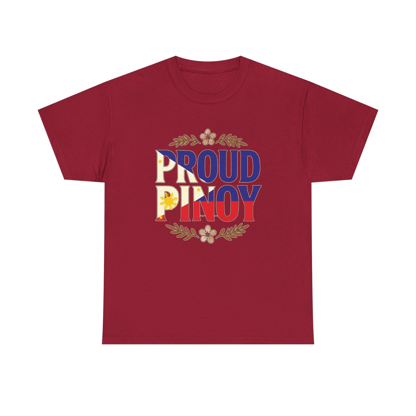 Proud Pinoy T-Shirt – Filipino Flag Pride Tee
