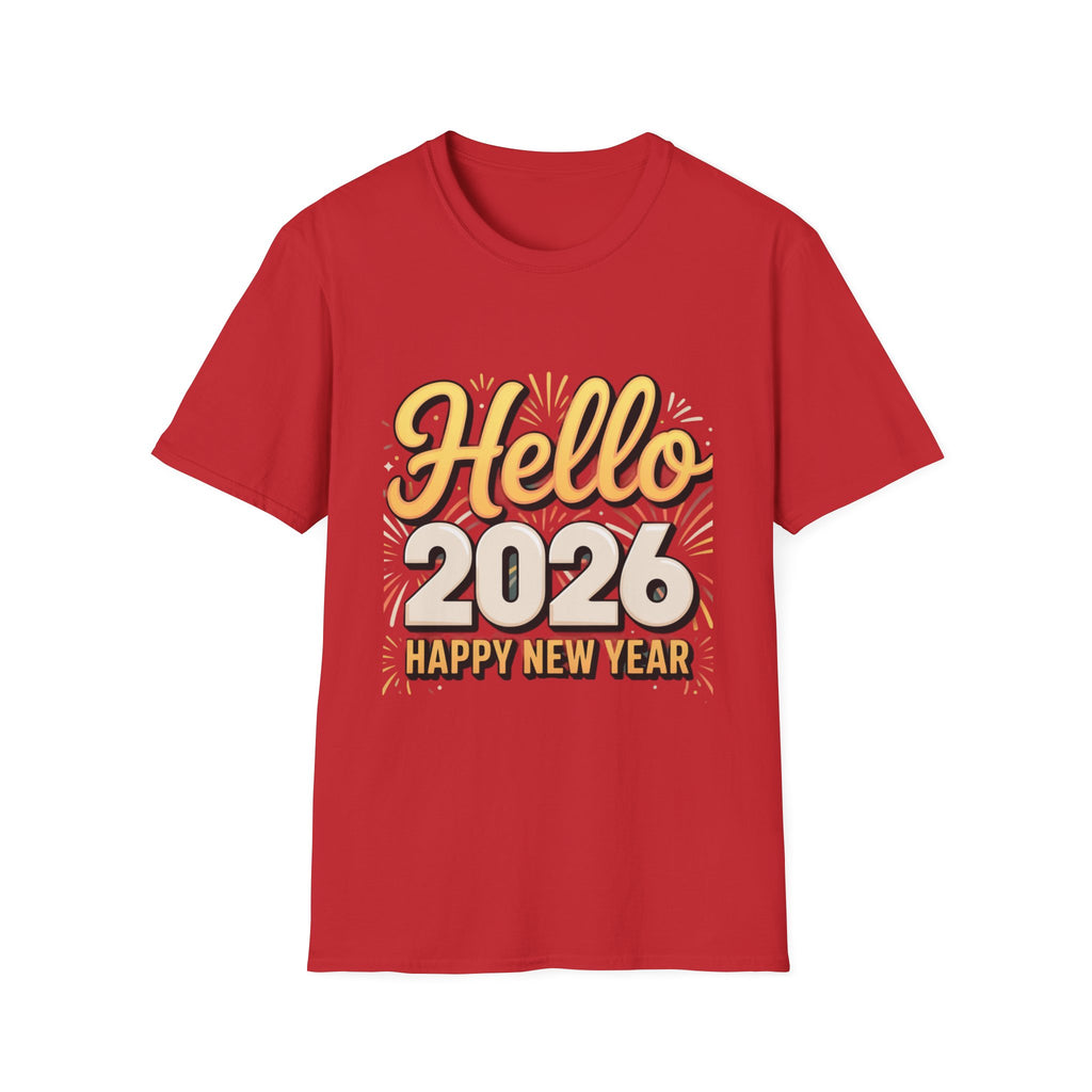 Hello 2026 Happy New Year T-Shirt