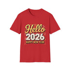 Hello 2026 Happy New Year T-Shirt