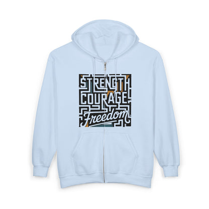 Empowering Freedom Zip-Up Hoodie